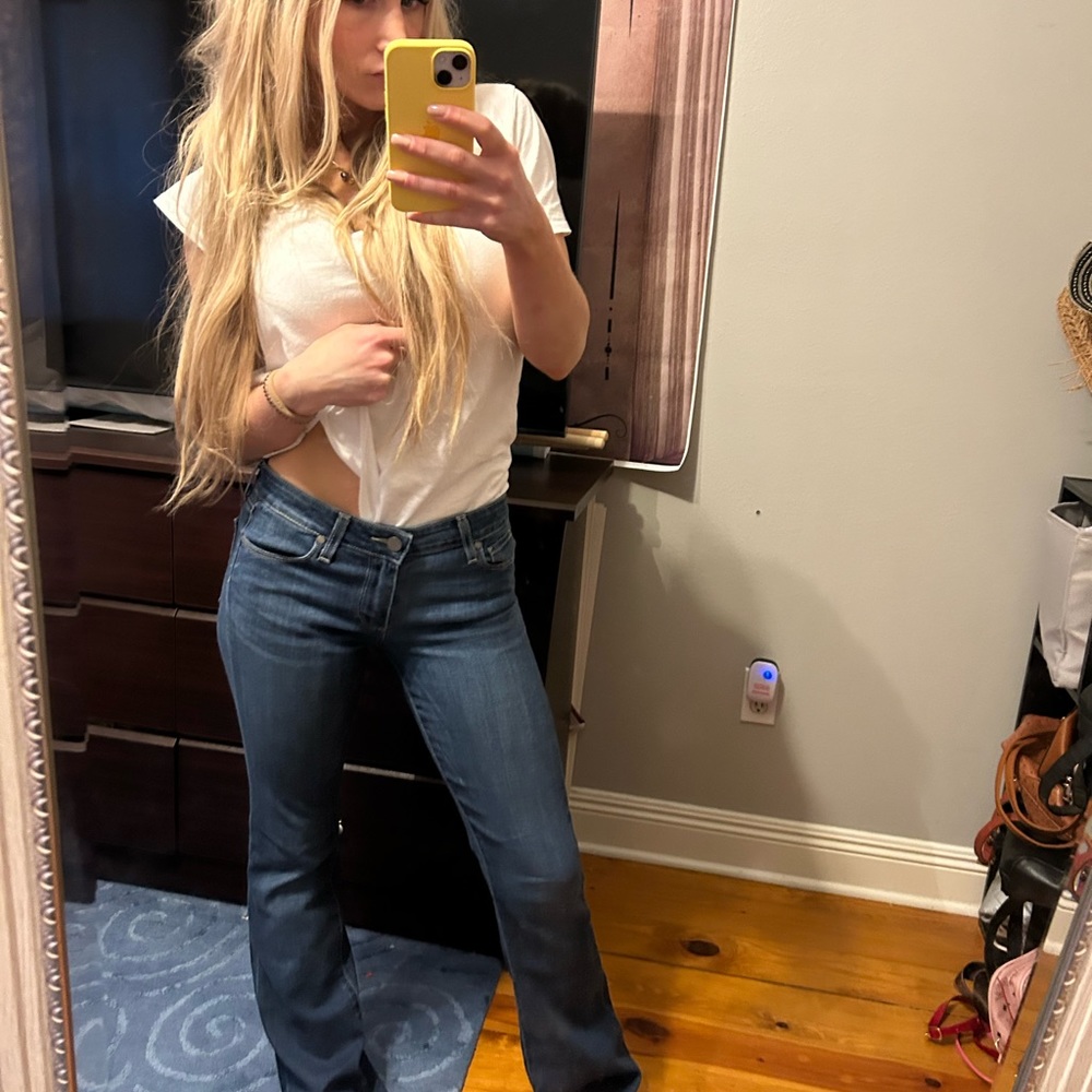 Paige bootcut size 27 low rise jean - Picture 4 of 8